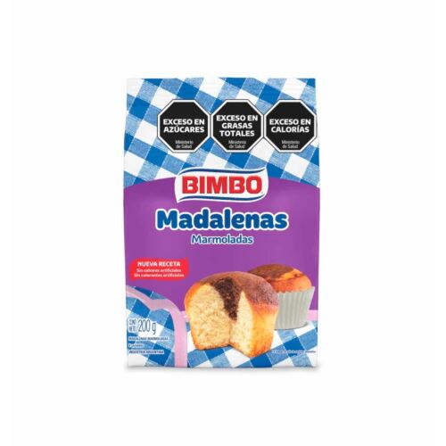 MAGDALENAS BIMBO MARMOLADAS x 200 GR