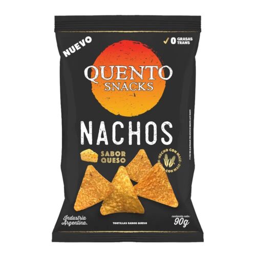 NACHOS QUENTO QUESO x 90 GR