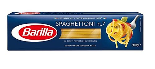 FIDEOS BARILLA SPAGHETTONI NUMERO 7 x 500 GR