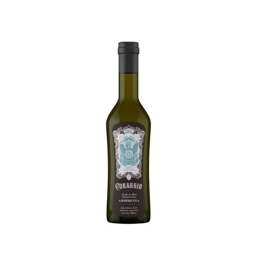 ACEITE DE OLIVA CORAGGIO ARBEQUINA x 500 ML