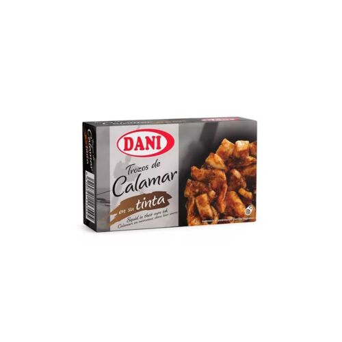 TROZOS DE CALAMAR EN SUNIDAD TINTA DANI x 106 GR