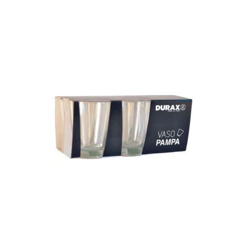 VASO DE VIDRIO DURAX PAMPA x 6 UNIDADES