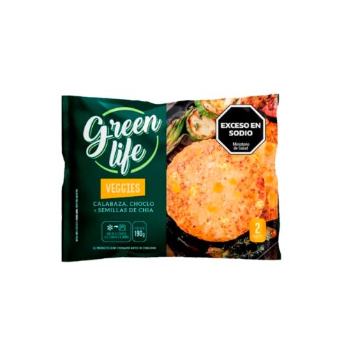 MEDALLON GREEN LIFE CALABAZA, CHOCLO Y SEMILLAS DE CHIA x 2 UNIDADES