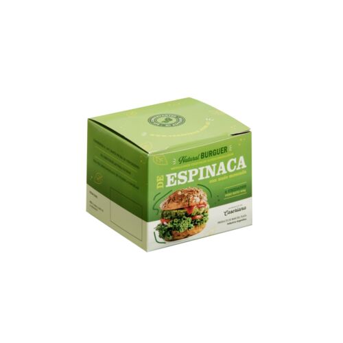 HAMBURGUESA NATURAL CASERIANA ESPINACA x 4 UNIDADES