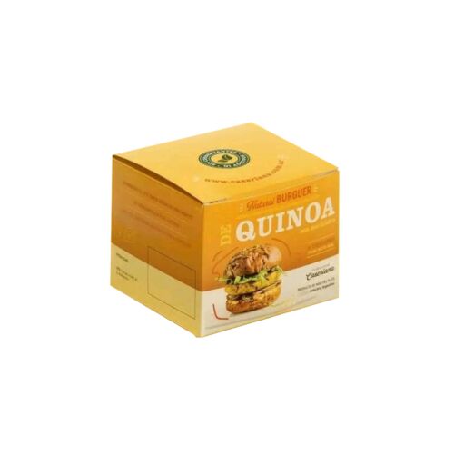 HAMBURGUESA NATURAL CASERIANA QUINOA x 4 UNIDADES