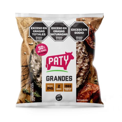 HAMBURGUESA PATY GRANDE x 2 UNIDADES