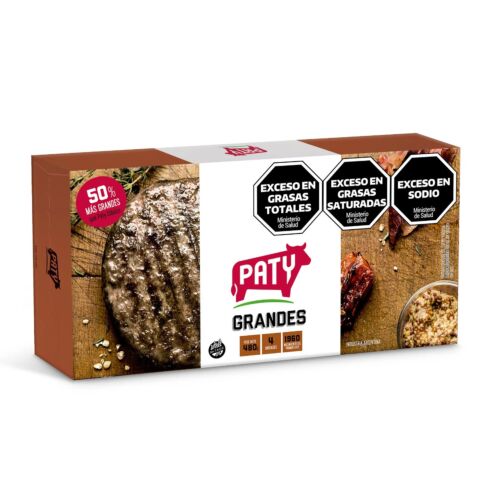 HAMBURGUESA PATY GRANDE x 4 UNIDADES