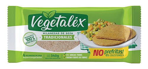 MILANESA SOJA VEGETALEX TRADICIONAL x 4 UNIDADES