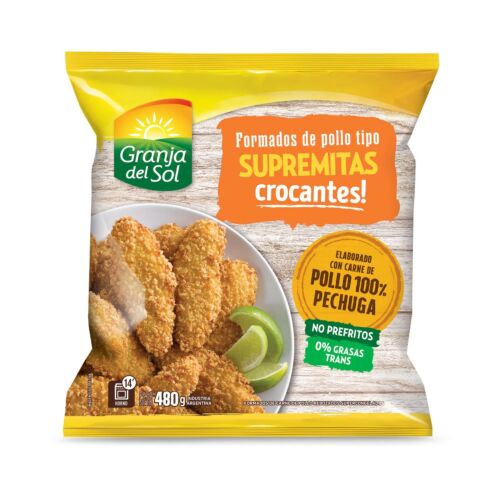 SUPREMITAS DE POLLO GRANJA DEL SOL x 480 GR
