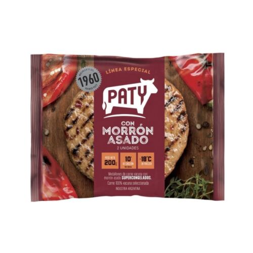 HAMBURGUESA PATY SABORIZADA MORRON x 2 UNIDADES