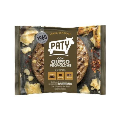 HAMBURGUESA PATY SABORIZADA QUESO x 2 UNIDADES