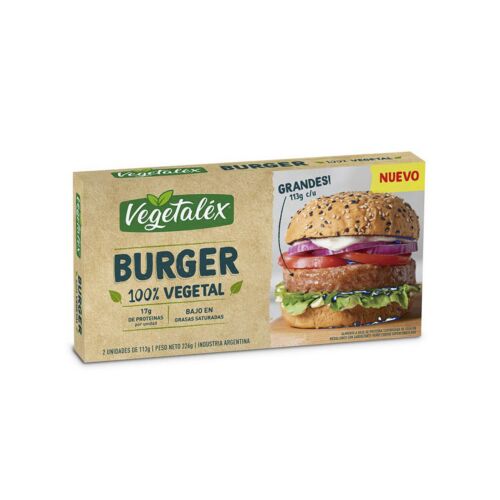 HAMBURGUESA VEGETALEX X 226 GR