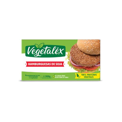 HAMBURGUESA DE SOJA VEGETALEX x 300 GR