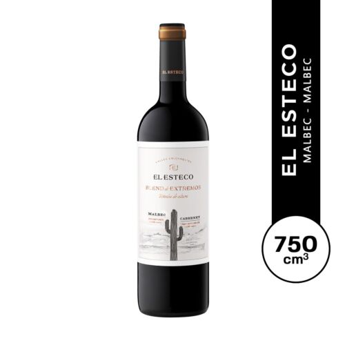 VINO EL ESTECO BLEND DE EXTREMOS MALBEC x 750 CC