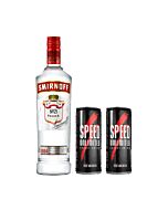 VODKA SMIRNOFF CLASICO + 2X ENERGIZANTES SPEED X 250 CC
