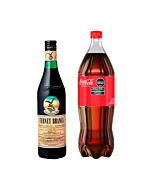 FERNET BRANCA + GASEOSA COCA COLA X 1.5 LT