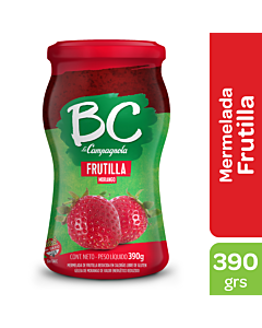 MERMELADA LA CAMPAGNOLA BC FRUTILLA  x 390 GR