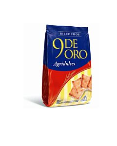 BIZCOCHOS 9 DE ORO AGRIDULCES x 200 GR
