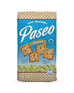 GALLETITAS PASEO CRACKERS CON SESAMO x 300 GR
