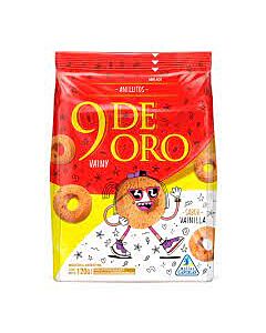 GALLETITAS 9 DE ORO ANILLOS VAINILLA x 120 GR