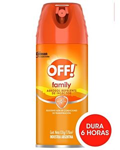 REPELENTE OFF AEROSOL x 170  CC