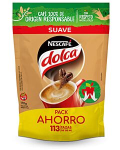 CAFE NESCAFE DOLCA SUAVE POUCH x 170 GR