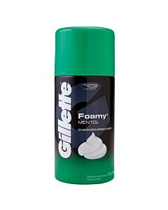 ESPUMA DE FOAMY GILLETTE MENTHOL x 175 GR