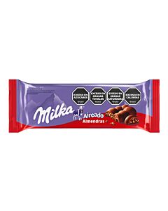 CHOCOLATE MILKA LEGER ALMENDRAS x 110 GR