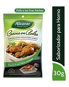 SABORIZADOR EN BOLSA POLLO ALICANTE A LAS FINAS HIERBAS x 30 GR