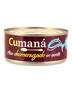 ATUN CUMANA DESMENUZADO EN ACEITE x 170 GR