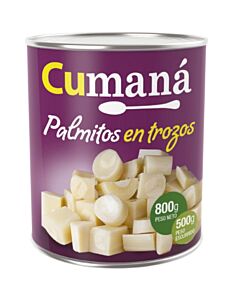 PALMITOS CUMANA TROZOS x 800 GR