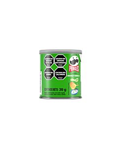 PAPAS FRITAS PRINGLES CREMA Y CEBOLLA x 39GR