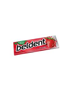 CHICLE BELDENT FRUTILLA x 10 GR