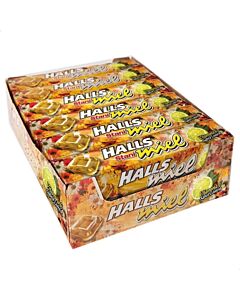 PASTILLAS HALLS MIEL CON LIMON x 28 GR