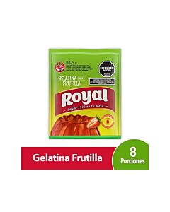 GELATINA ROYAL FRUTILLA LIGHT x 25 GR