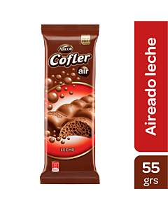 CHOCOLATE COFLER AIREADO LECHE x 55 GR