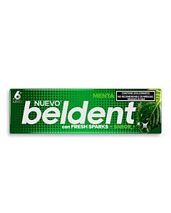 CHICLE BELDENT MENTA x 10 GR