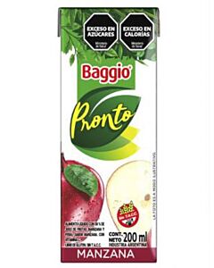 JUGO BAGGIO PRONTO MANZANA ROJA x 200 ML