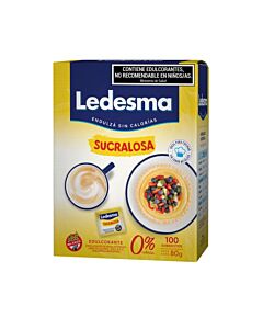 EDULCORANTE LEDESMA SUCRALOSA x 100 SOBRES