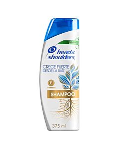 SHAMPOO HEAD & SHOULDERS NUTRICION FUERZA DE RAIZ  x 375 ML