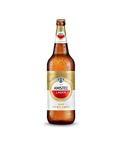 CERVEZA AMSTEL LAGER RETORNABLE x 1 LT