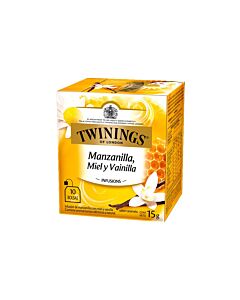 TE TWININGS MANZANA, MIEL Y VAINILLA x 10  SAQUITOS