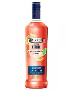 VODKA SMIRNOFF BITTER CITRIC RUBY ORANGE & LIME x 700 CC