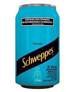 GASEOSA SCHWEPPES POMELO LATA x 354 ML