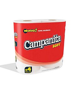 PAPEL HIGIENICO CAMPANITA SOFT x 30 MTS