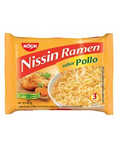 PASTA NISSIN RAMEN POLLO x 85 GR
