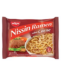 PASTA NISSIN RAMEN CARNE x 85 GR