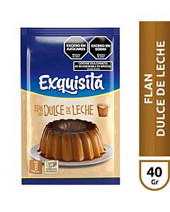 FLAN EXQUISITA DULCE DE LECHE x 40 GR