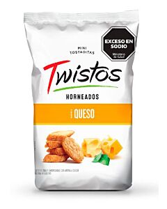 MINITOSTADAS TWISTOS QUESO x 100 GR