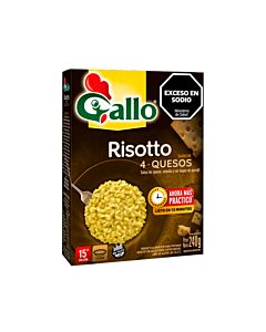 RISOTTO GALLO 4 QUESOS x 240 GR